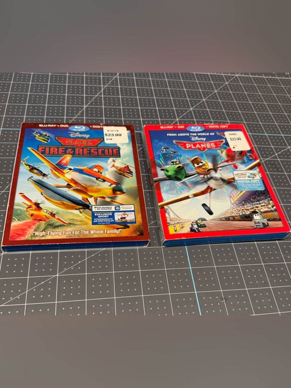Disney Planes and Planes Fire and Rescue Blu-ray + DVD